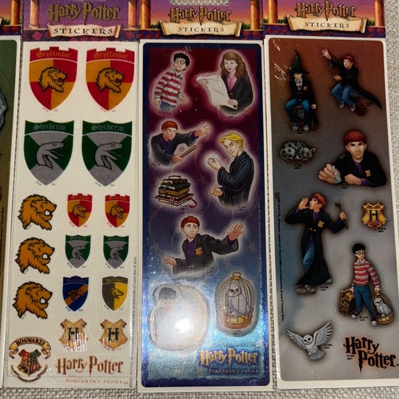 Vintage Harry Potter Sticker Set - Picture 2 of 6
